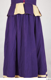  Photos Woman in Historical Dress 92 18th century historical clothing lower body purple skirt 0002.jpg